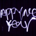 Happy New Year text